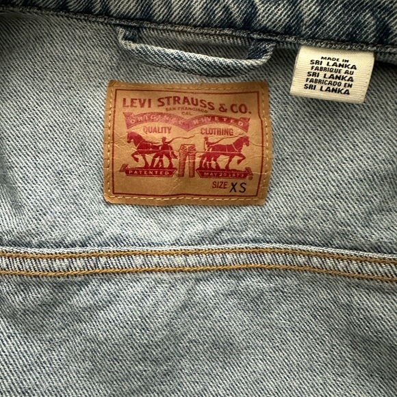 LEVI’S Original Trucker Jacket Light Wash- XS - Picture 6 of 9